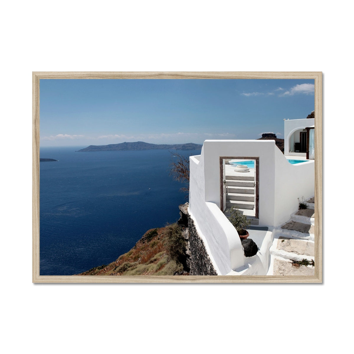 SANTORINI 15 Framed Print