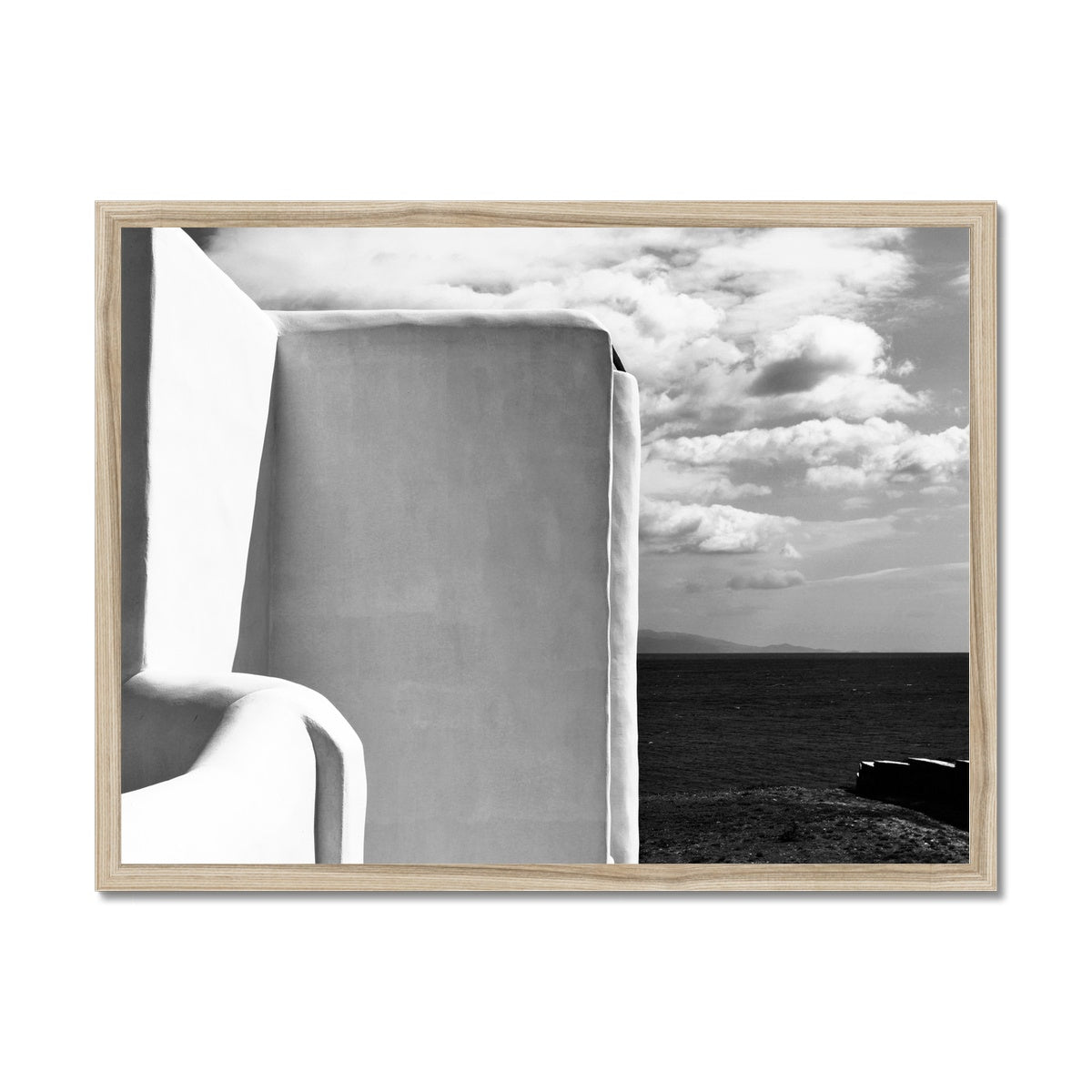 B&W 12 Framed Print