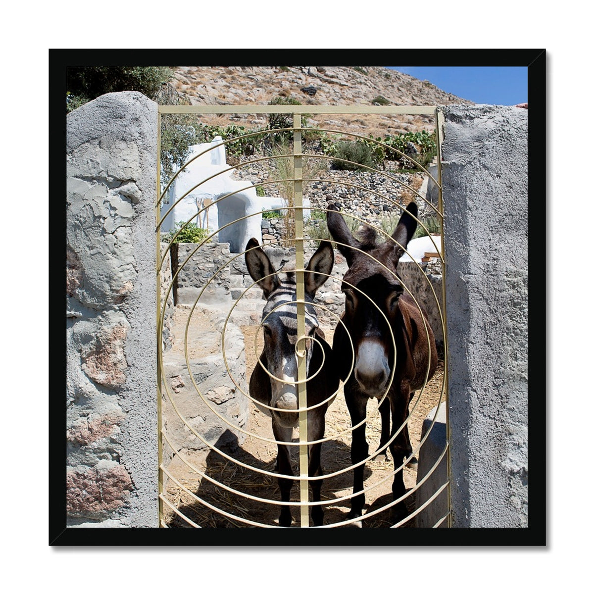 SANTORINI 14 Framed Print