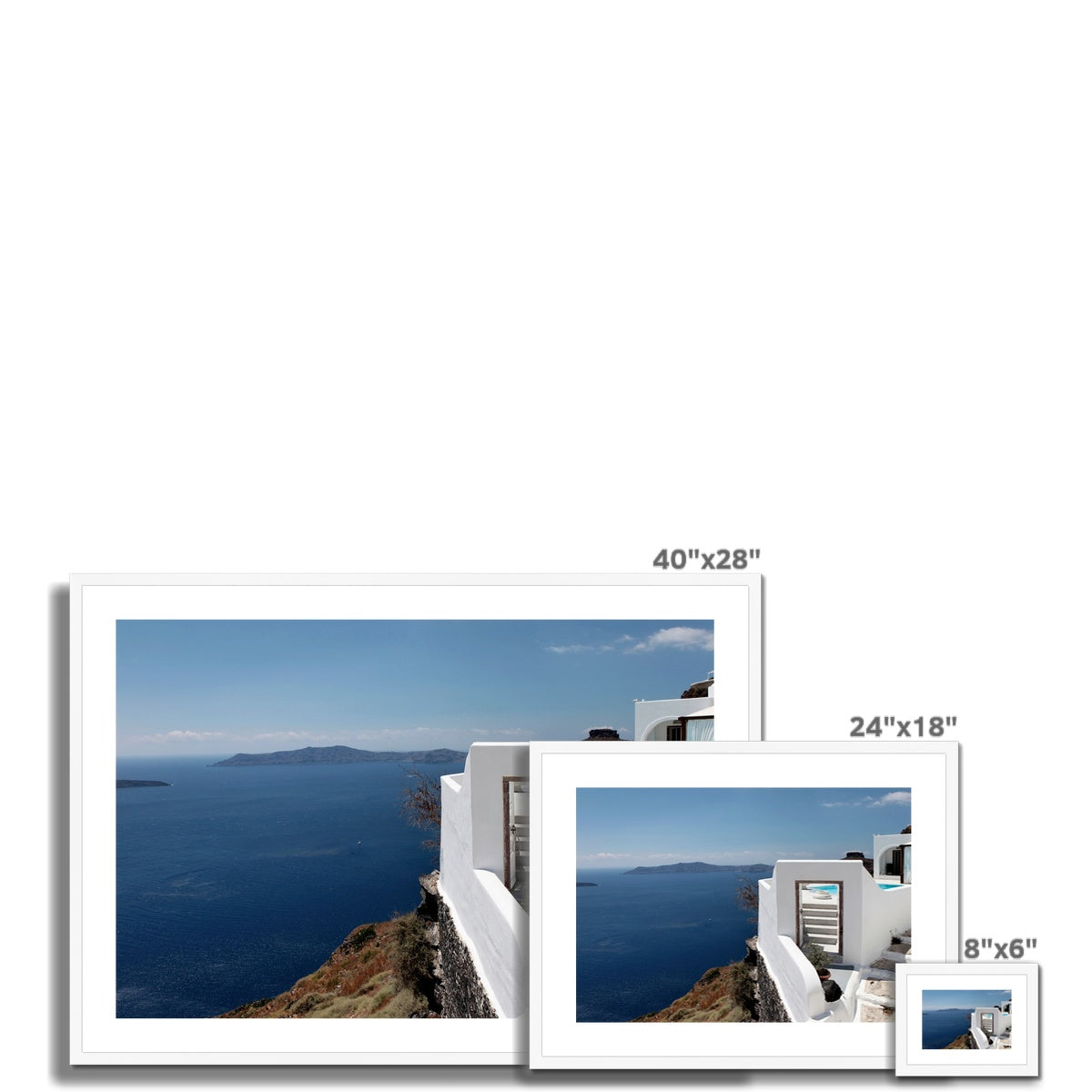 SANTORINI 15 Framed & Mounted Print