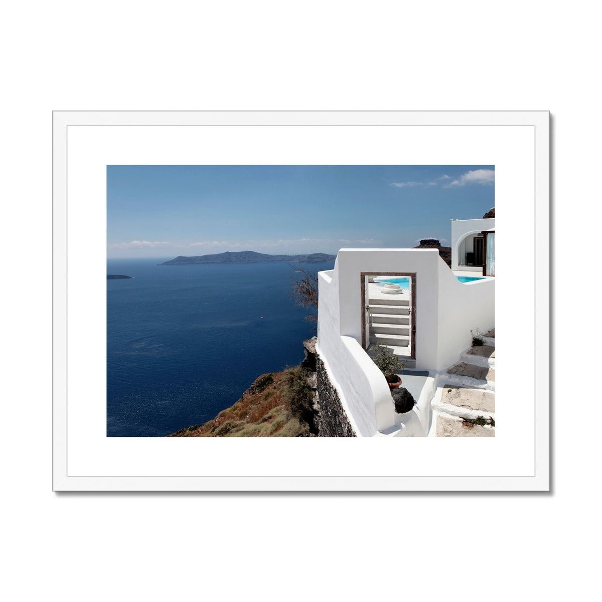 SANTORINI 15 Framed & Mounted Print