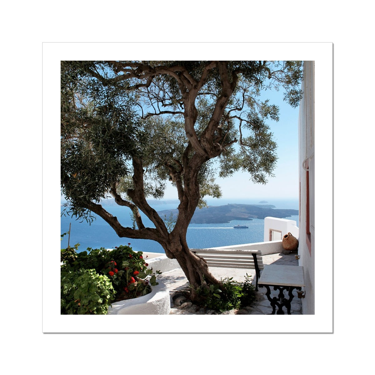 SANTORINI 01 Fine Art Print