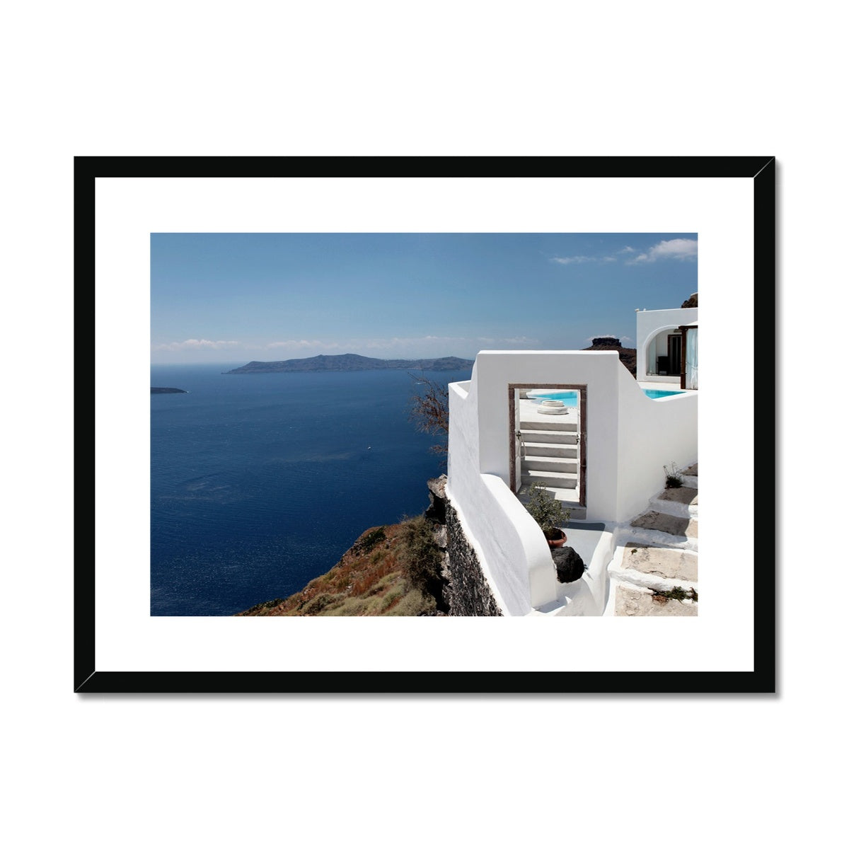 SANTORINI 15 Framed & Mounted Print