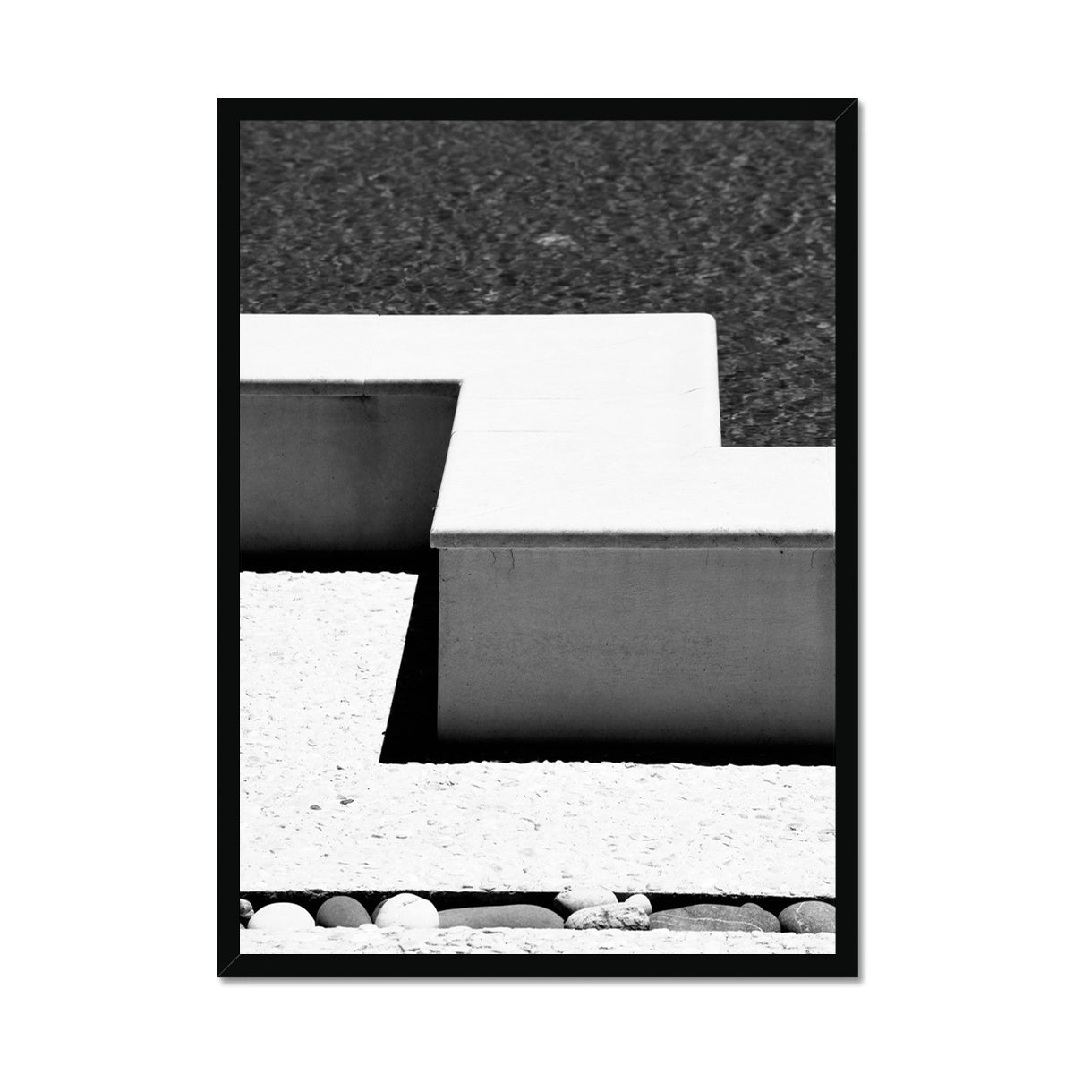 B&W 09 Framed Print