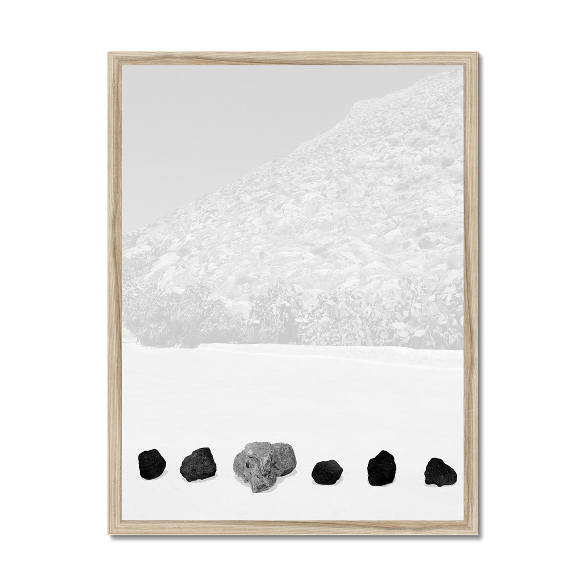 B&W 14 Framed Print