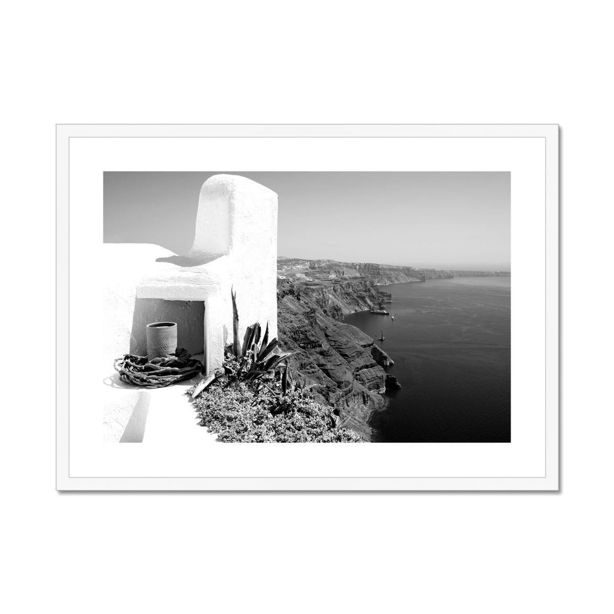 B&W 11 Framed & Mounted Print