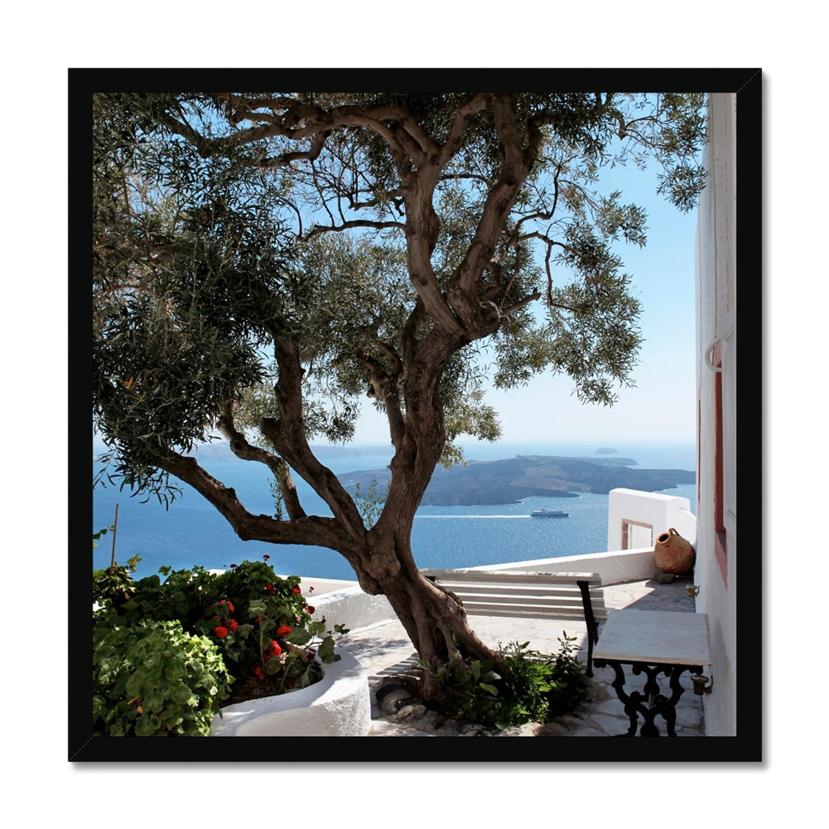 SANTORINI 03 Framed Print