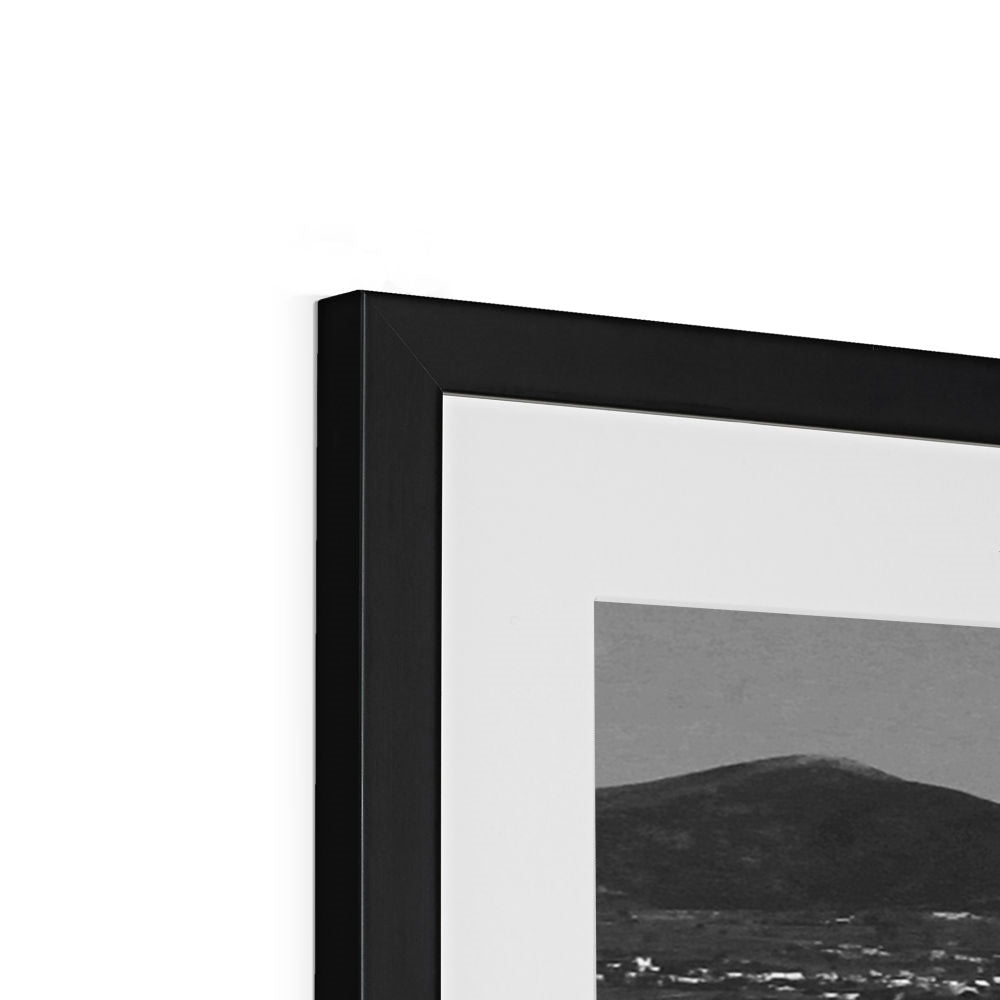 B&W 16 Framed & Mounted Print