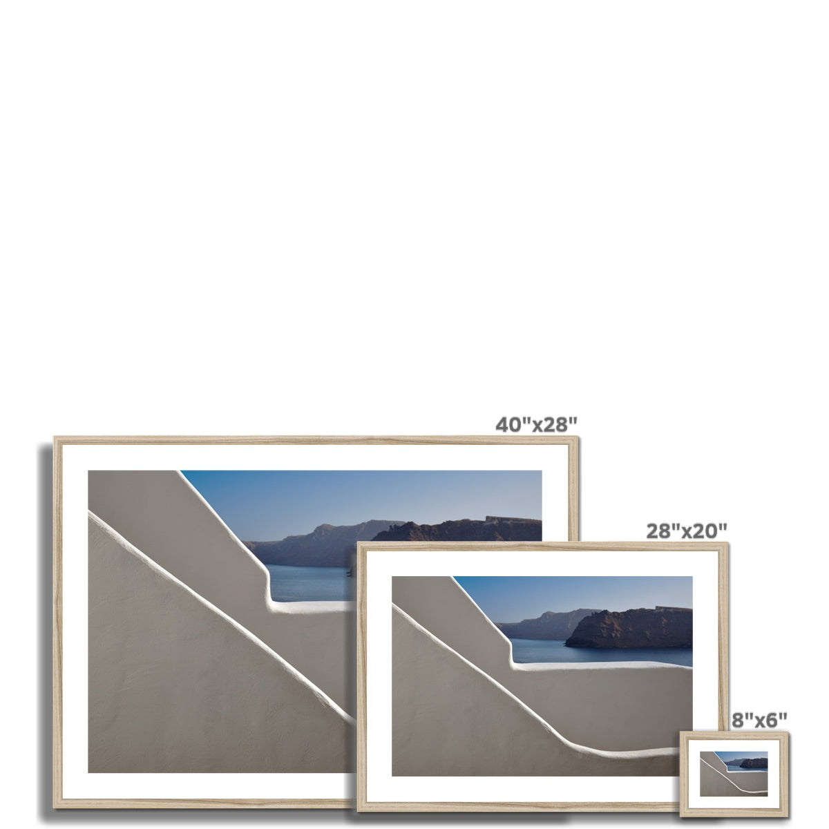 SANTORINI 11 Framed & Mounted Print