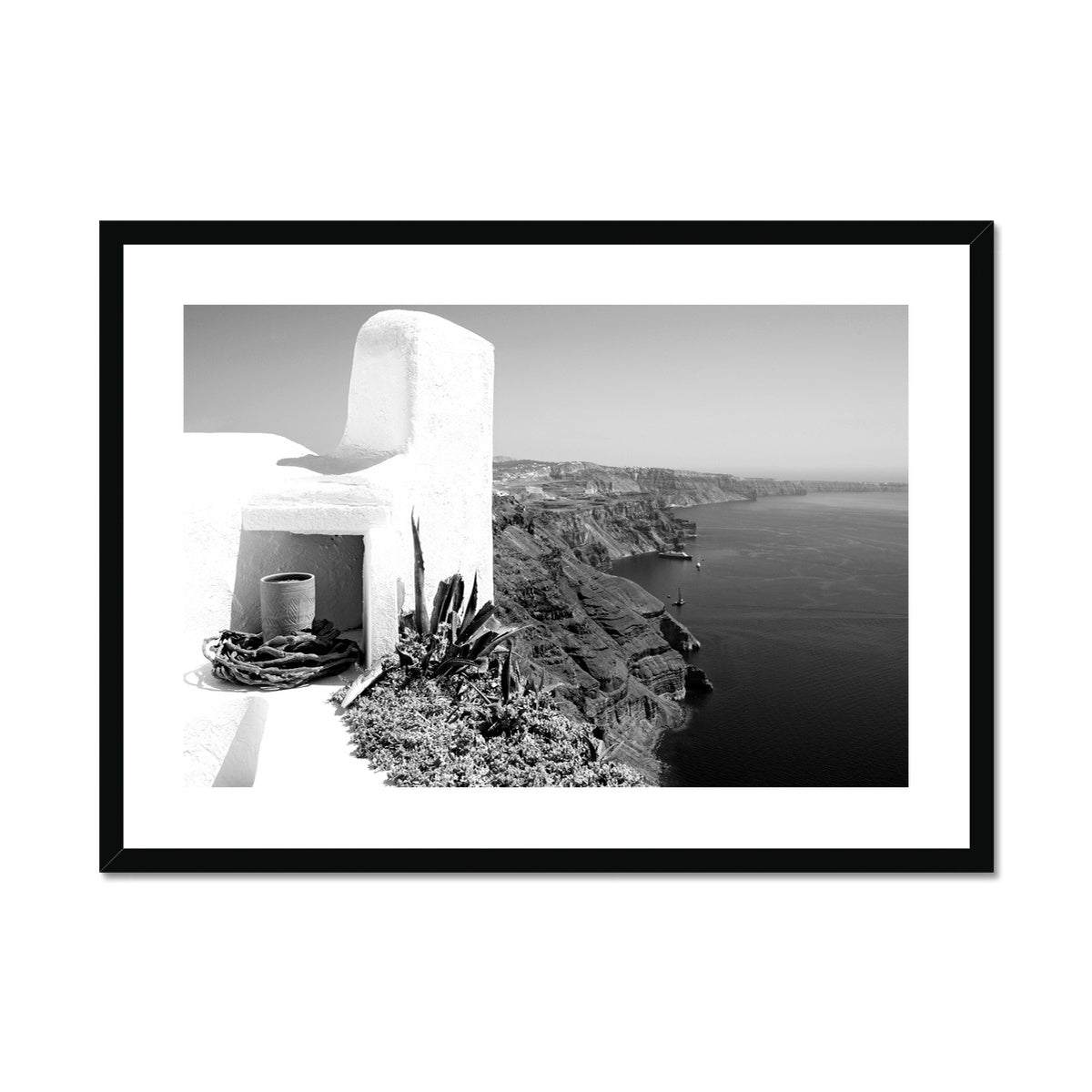 B&W 11 Framed & Mounted Print