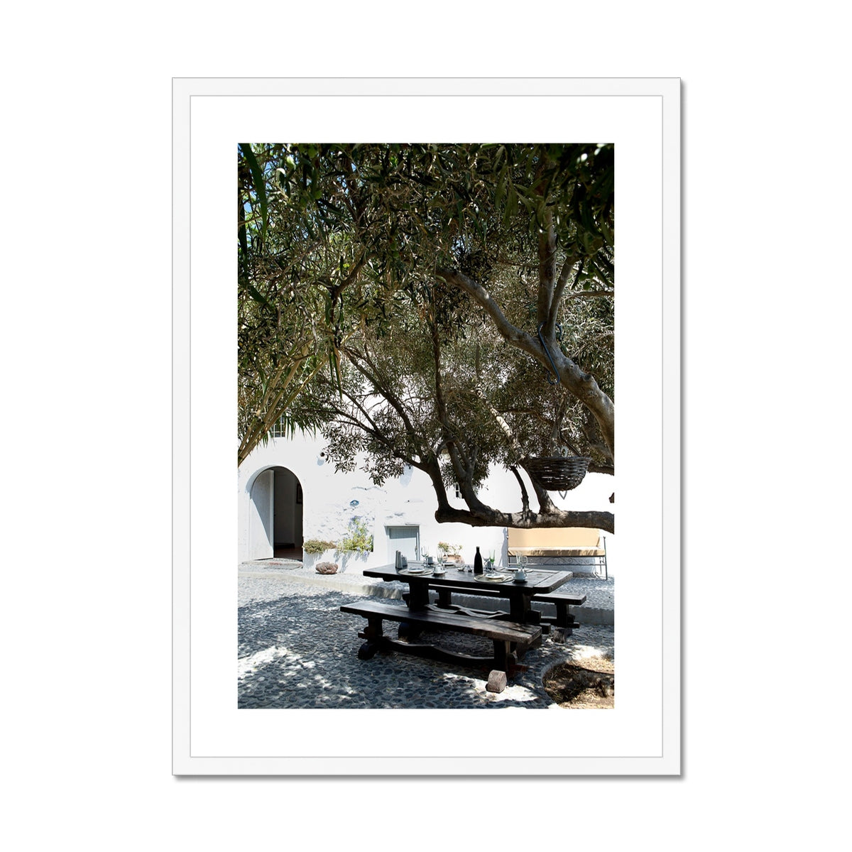 SANTORINI 12 Framed & Mounted Print