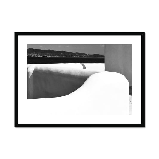 B&W 16 Framed & Mounted Print