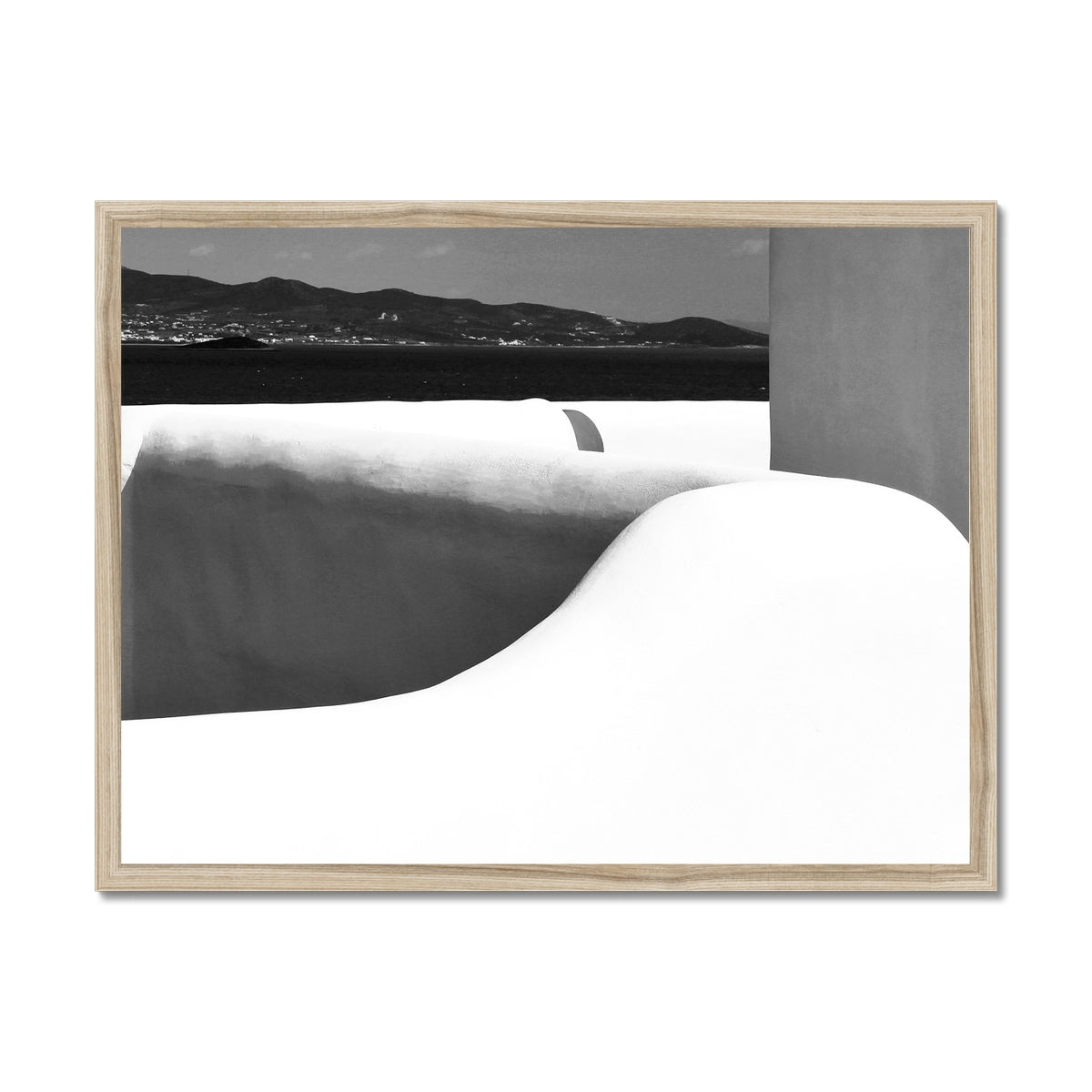 B&W 16 Framed Print