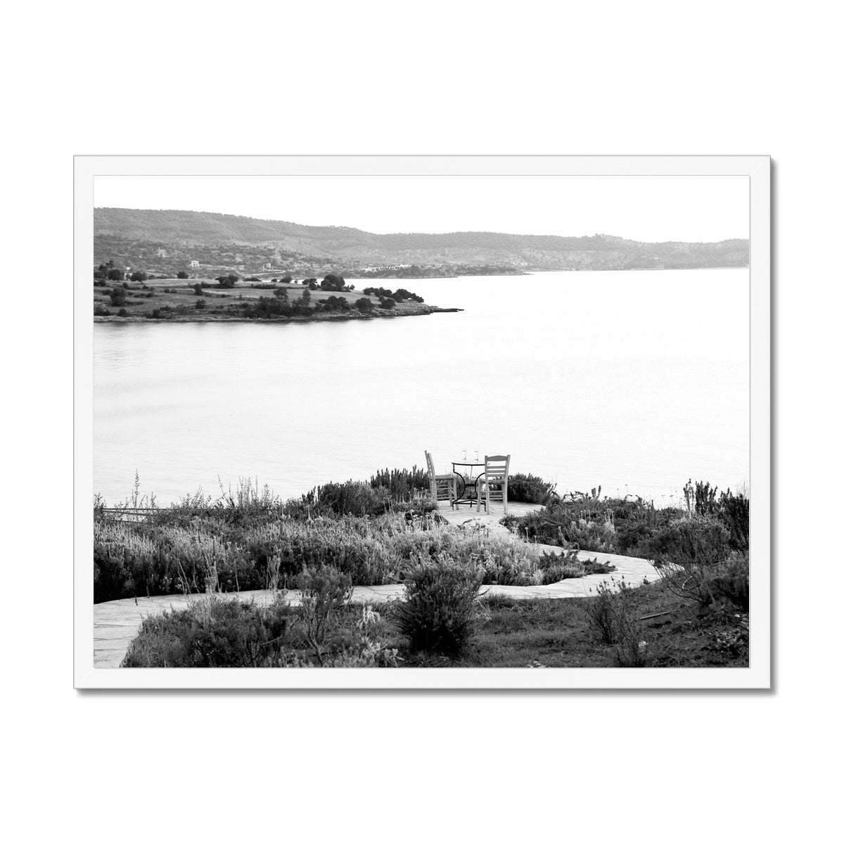 B&W 15 Framed Print