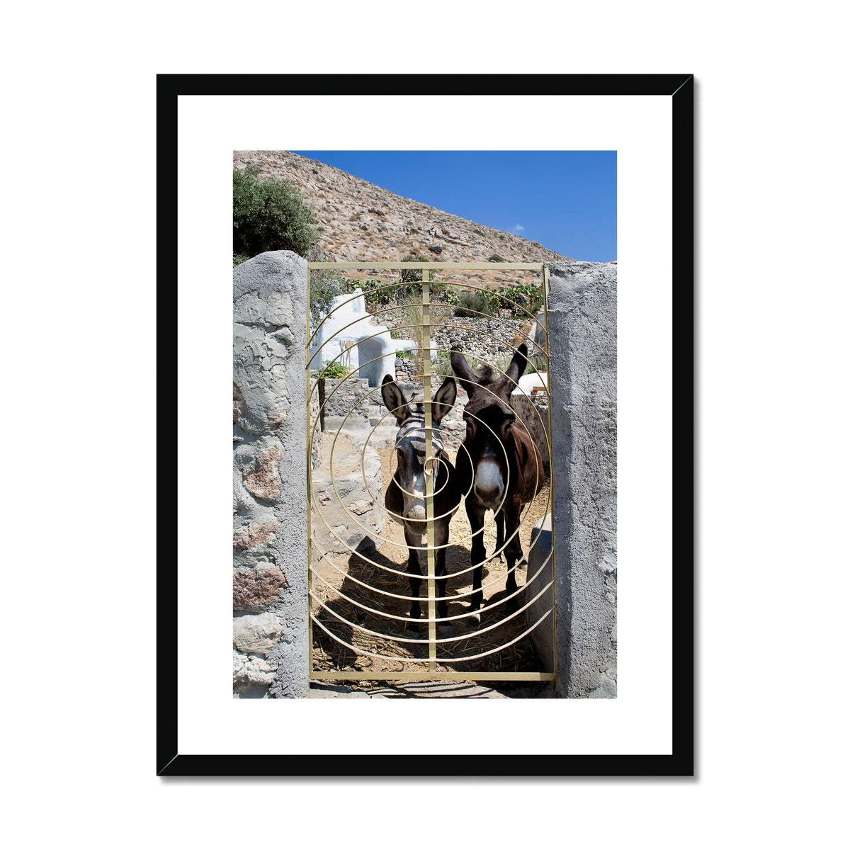 SANTORINI 14 Framed & Mounted Print