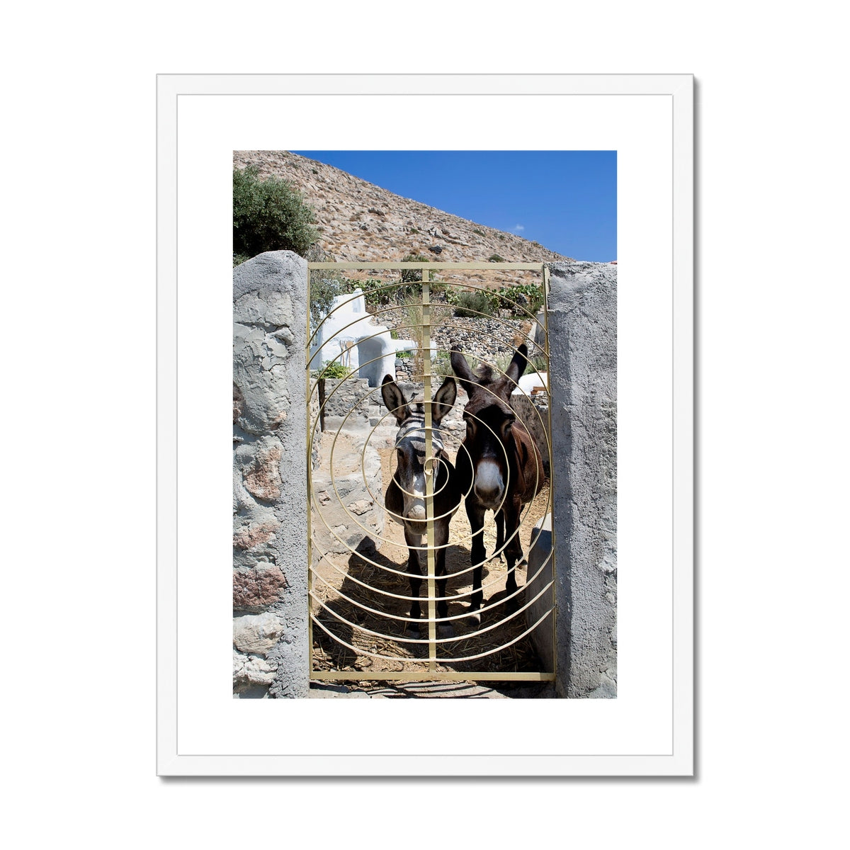 SANTORINI 14 Framed & Mounted Print