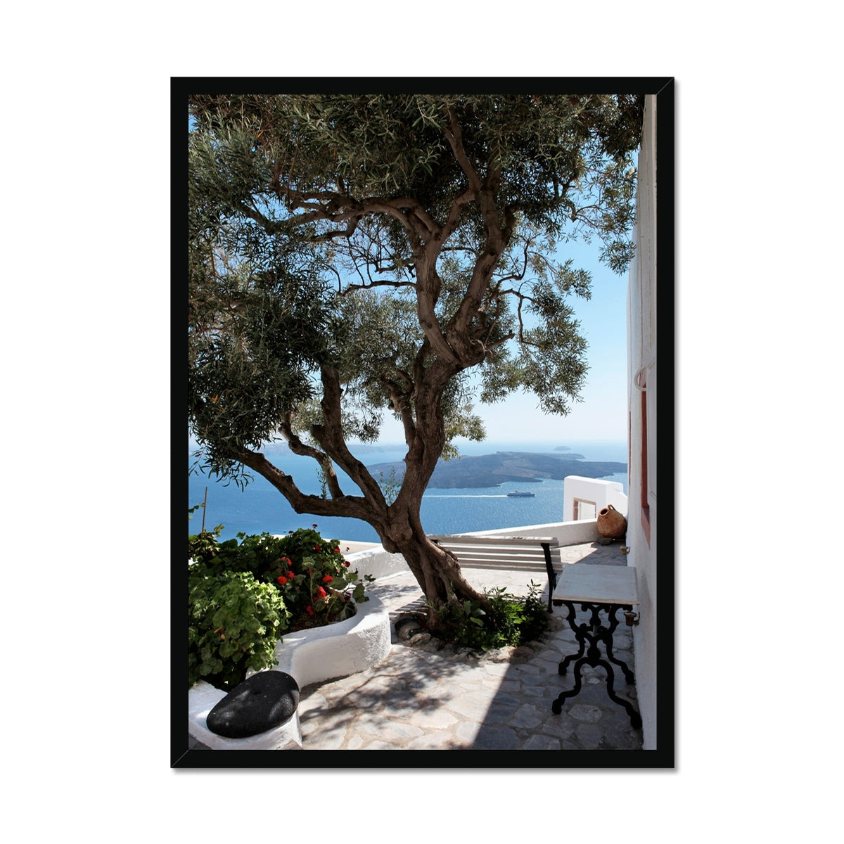 SANTORINI 03 Framed Print