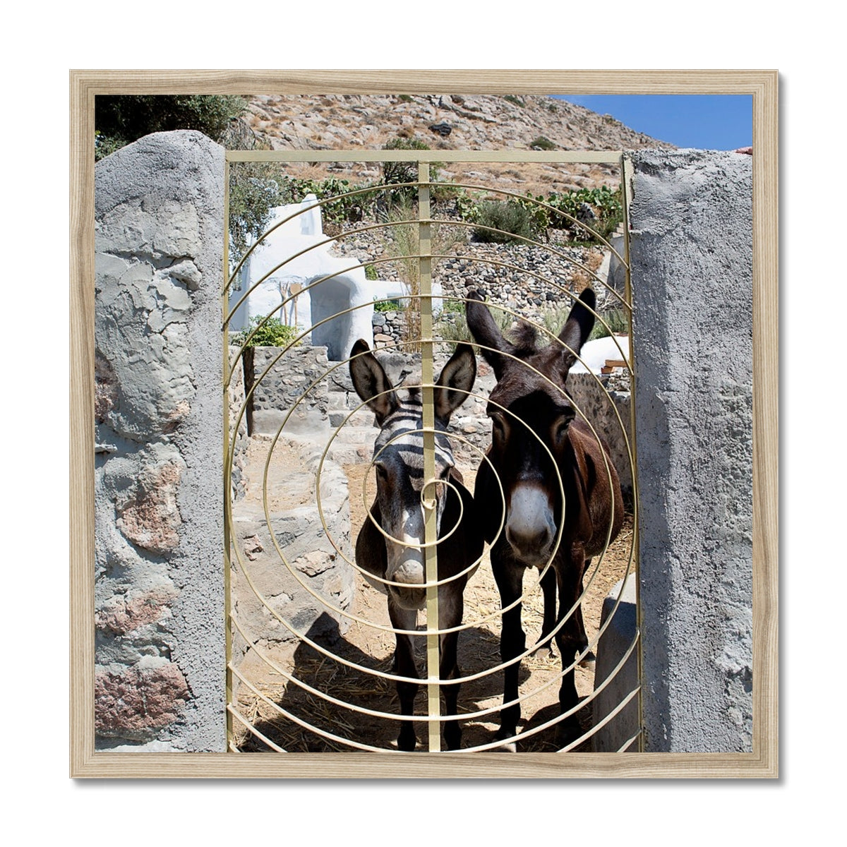 SANTORINI 14 Framed Print