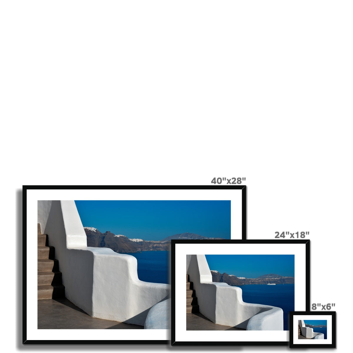 SANTORINI 05 Framed & Mounted Print