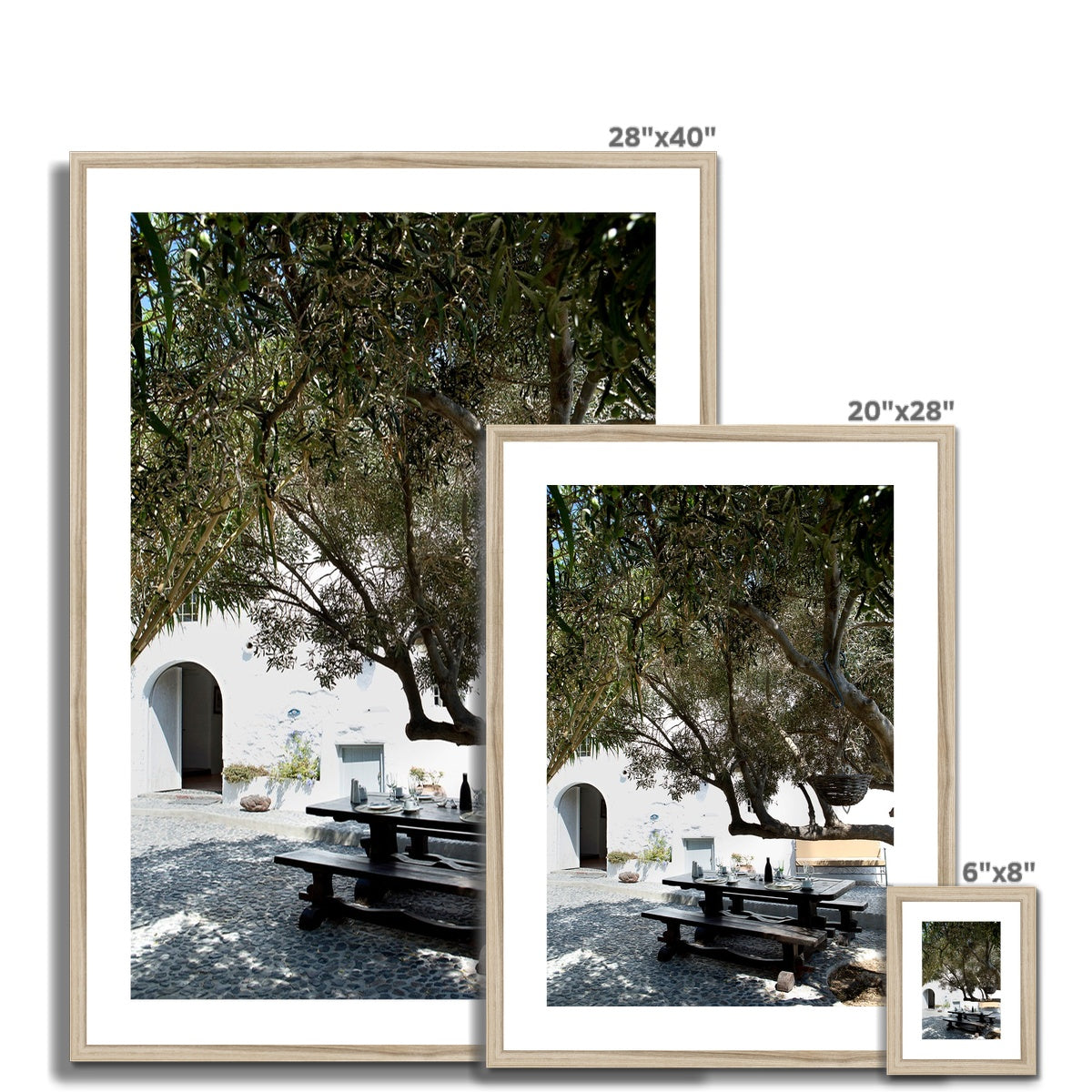 SANTORINI 12 Framed & Mounted Print