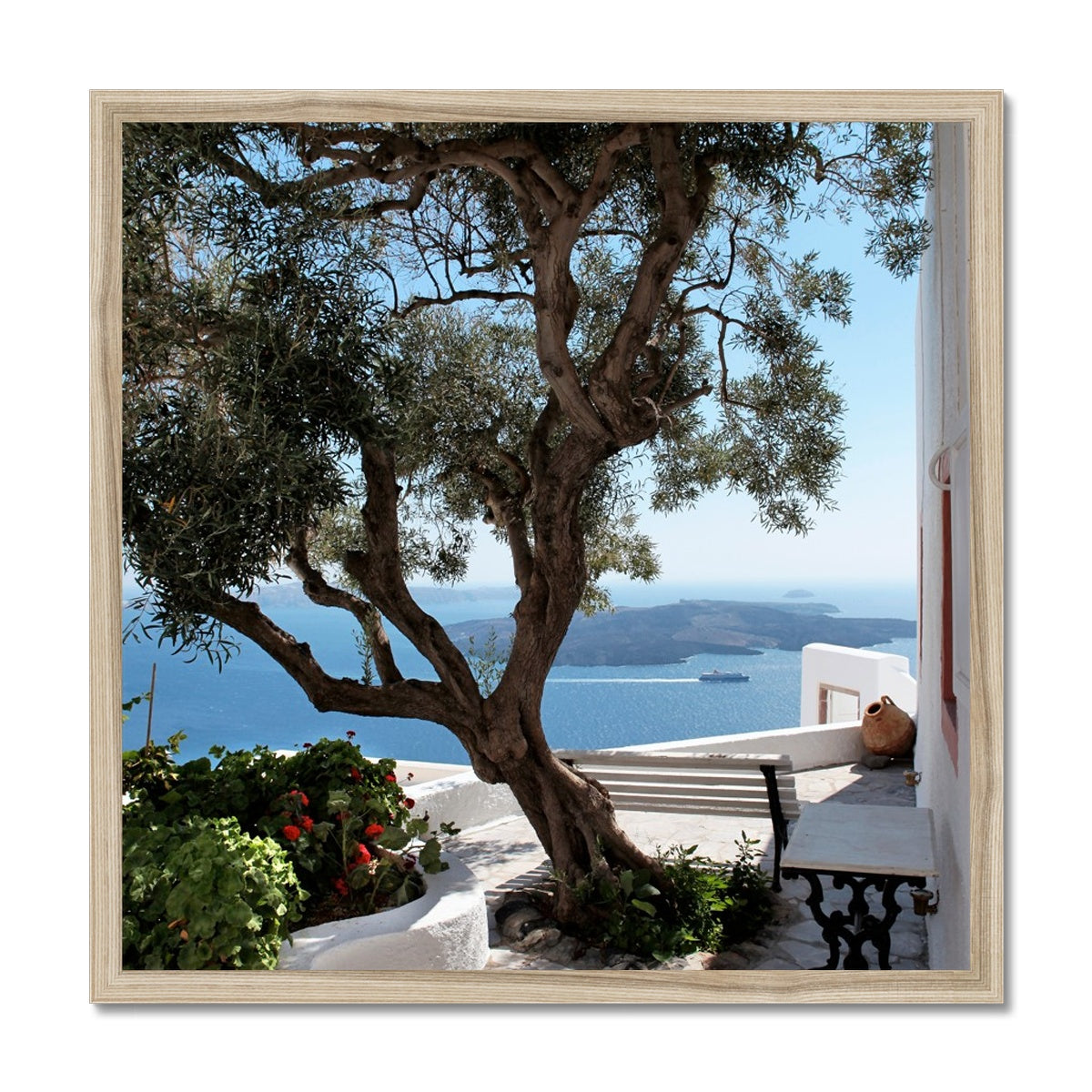 SANTORINI 03 Framed Print