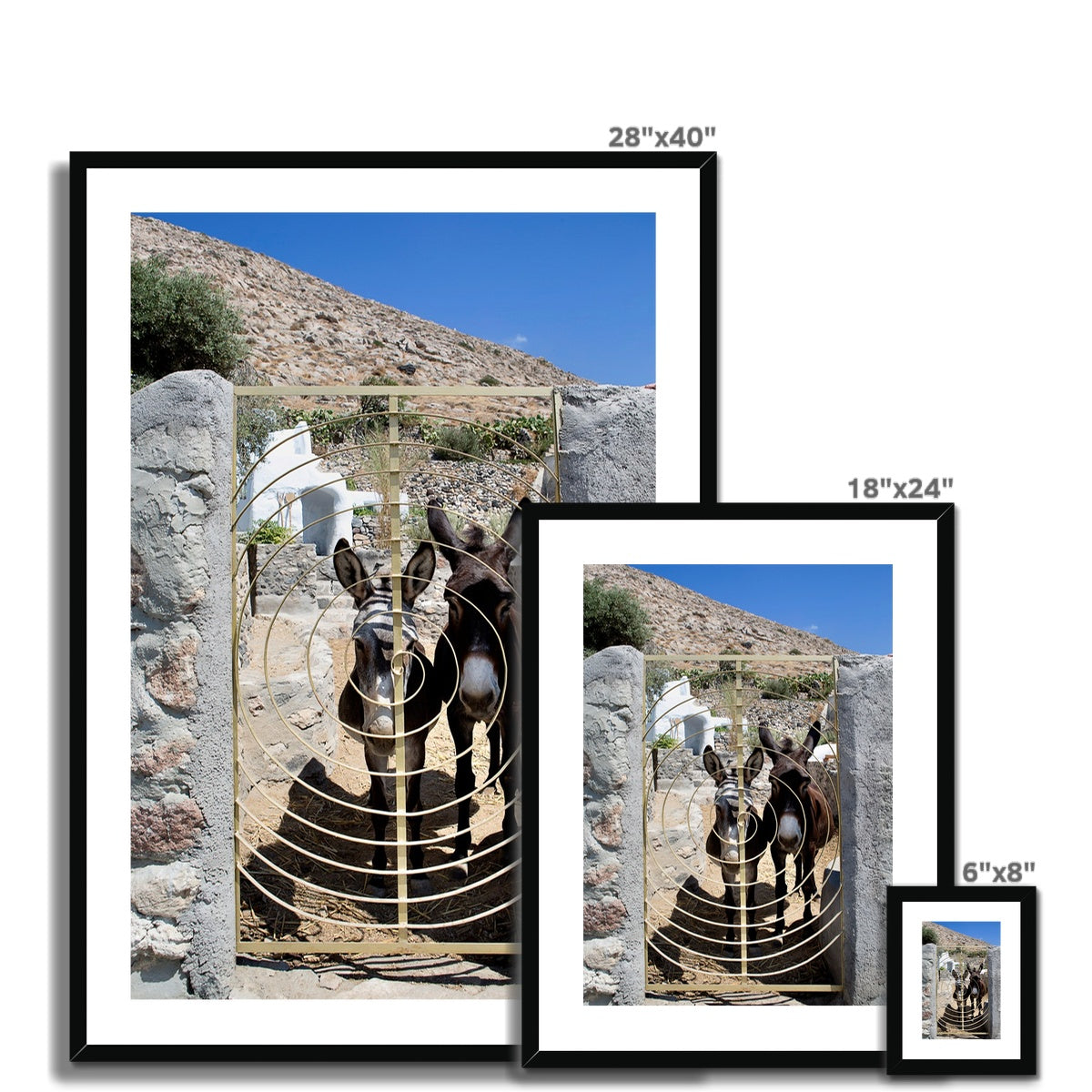 SANTORINI 14 Framed & Mounted Print