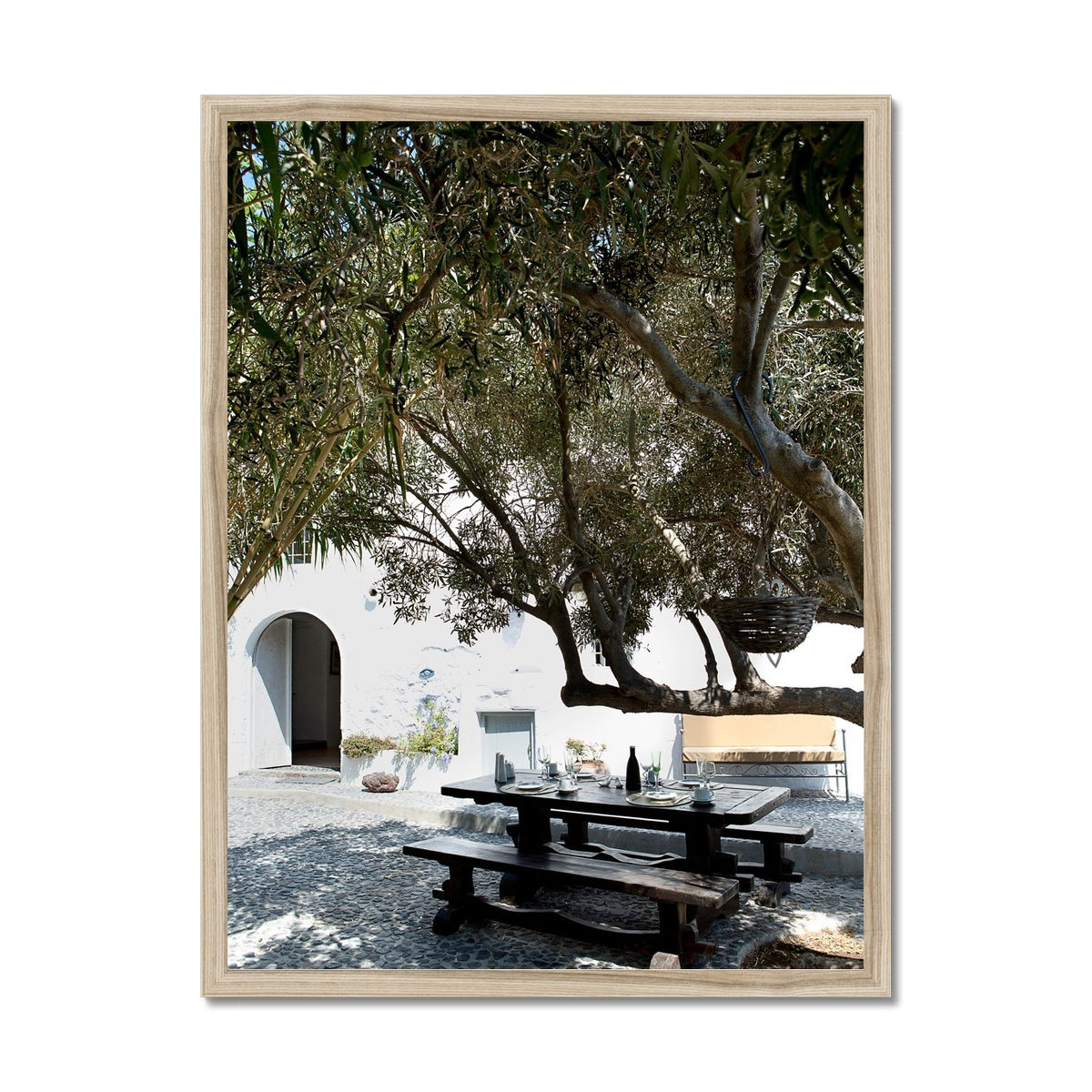 SANTORINI 12 Framed Print