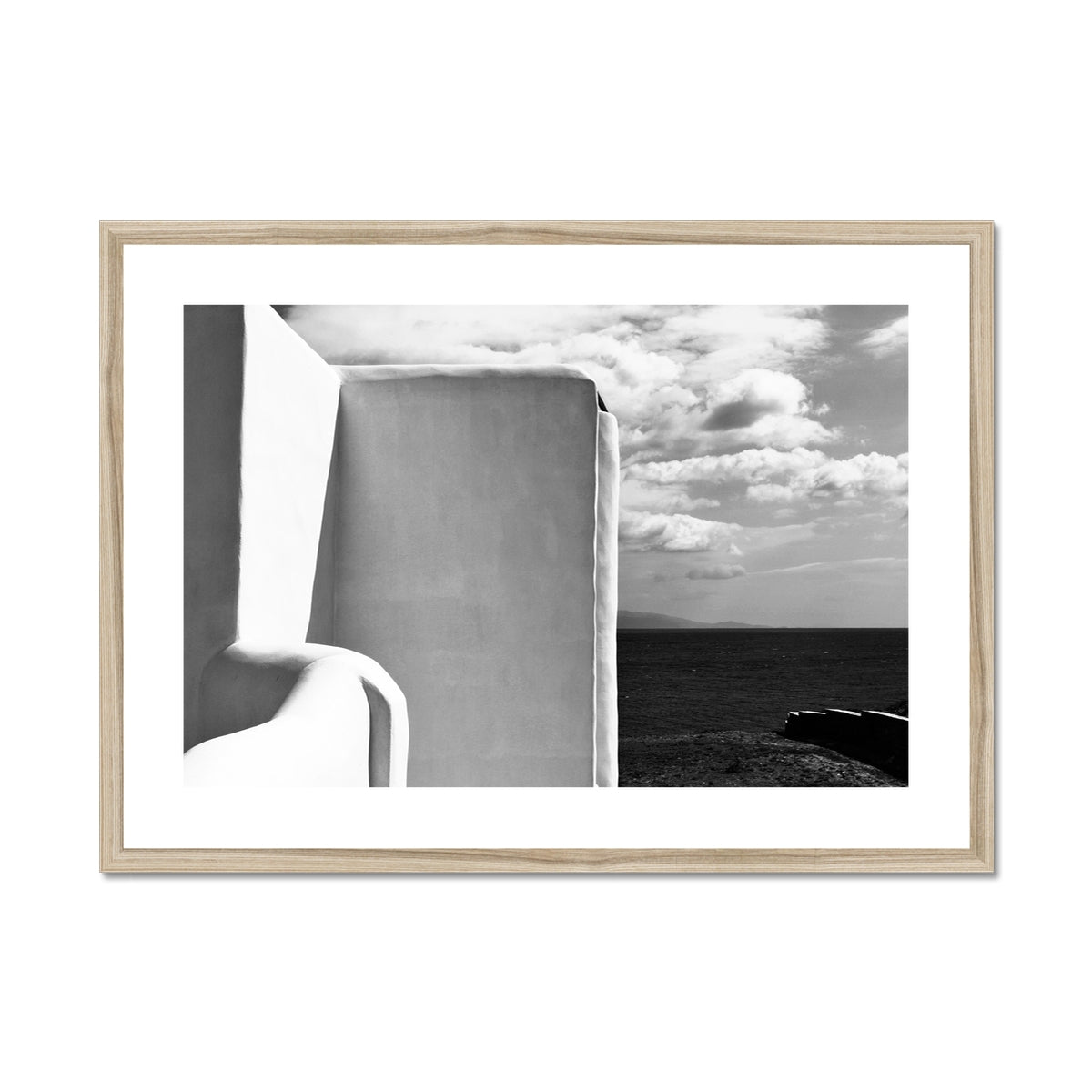 B&W 12 Framed & Mounted Print