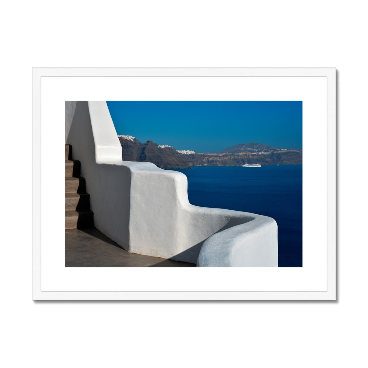 SANTORINI 05 Framed & Mounted Print