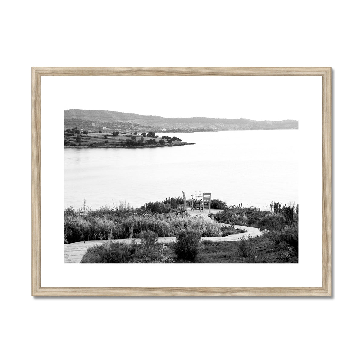 B&W 15 Framed & Mounted Print