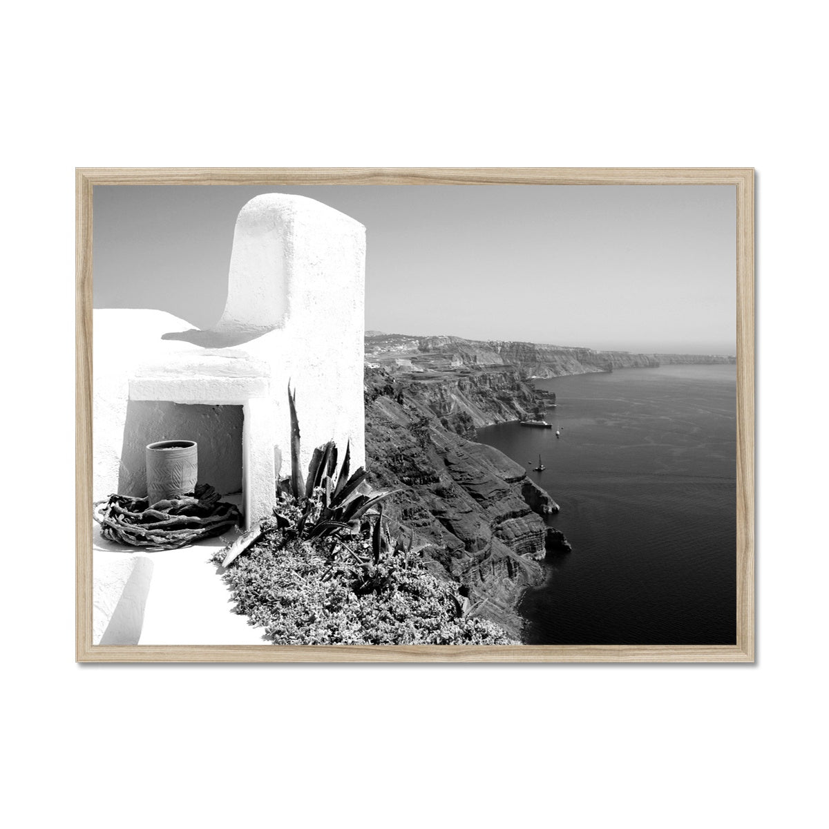 B&W 11 Framed Print