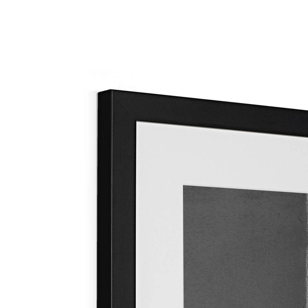 B&W 12 Framed & Mounted Print