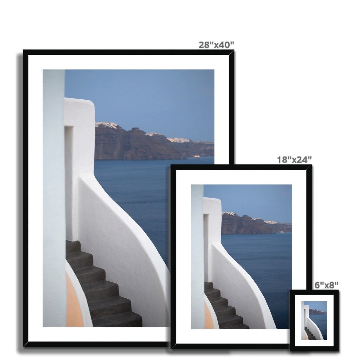 SANTORINI 07 Framed & Mounted Print