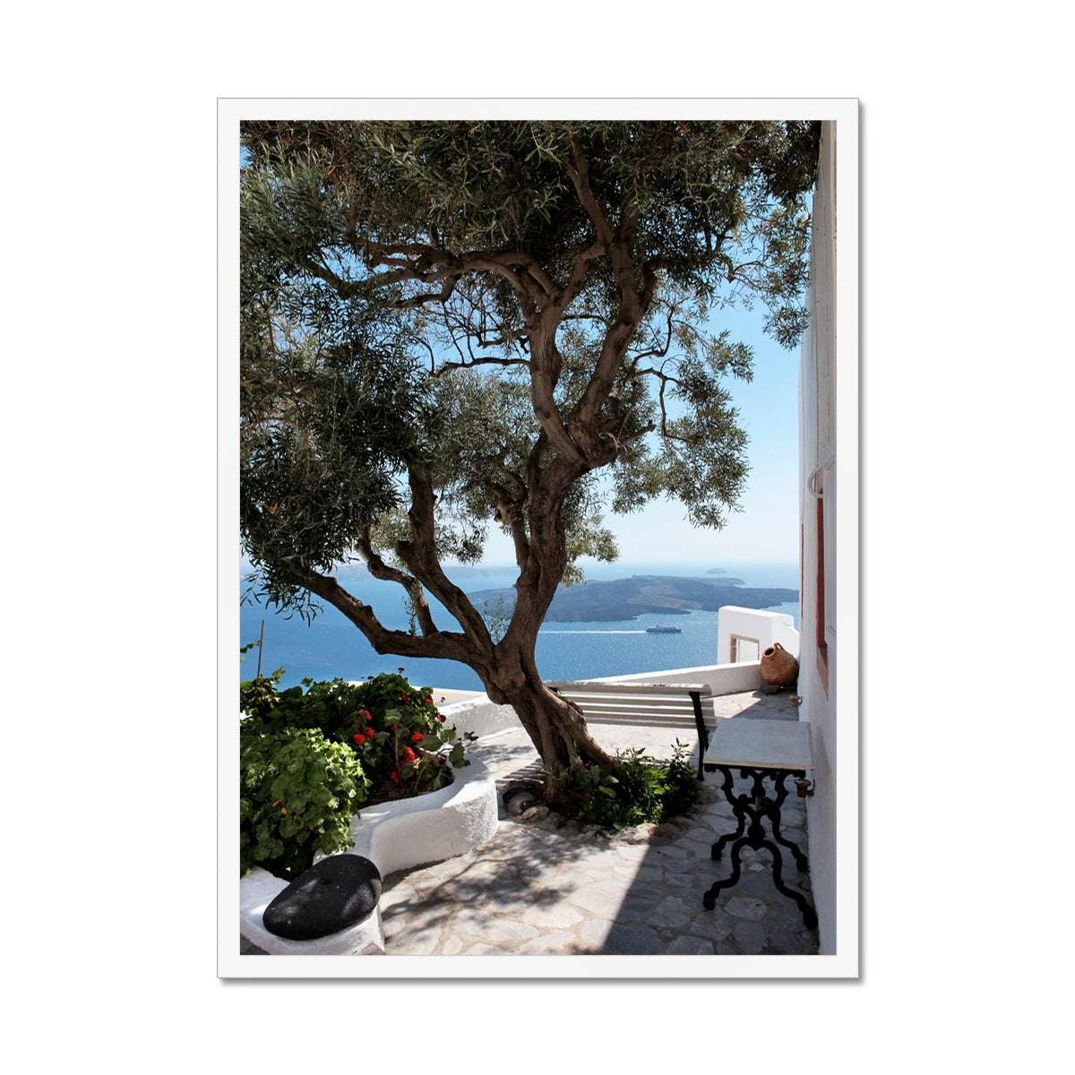 SANTORINI 03 Framed Print