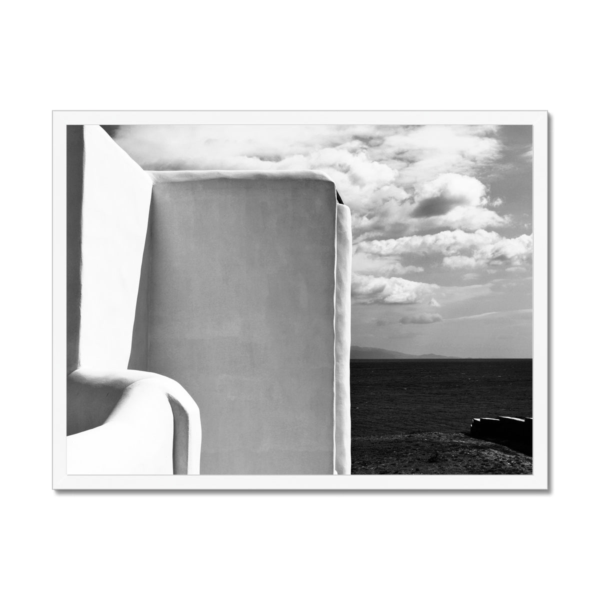 B&W 12 Framed Print