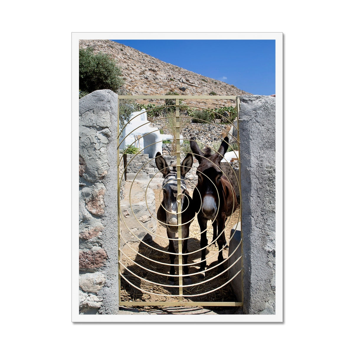 SANTORINI 14 Framed Print