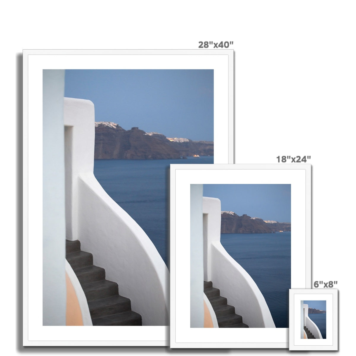 SANTORINI 07 Framed & Mounted Print