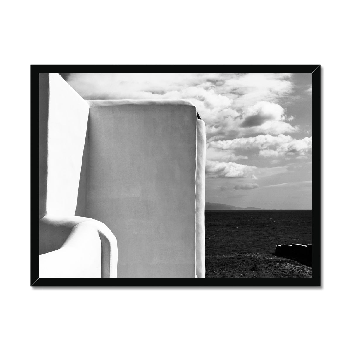 B&W 12 Framed Print