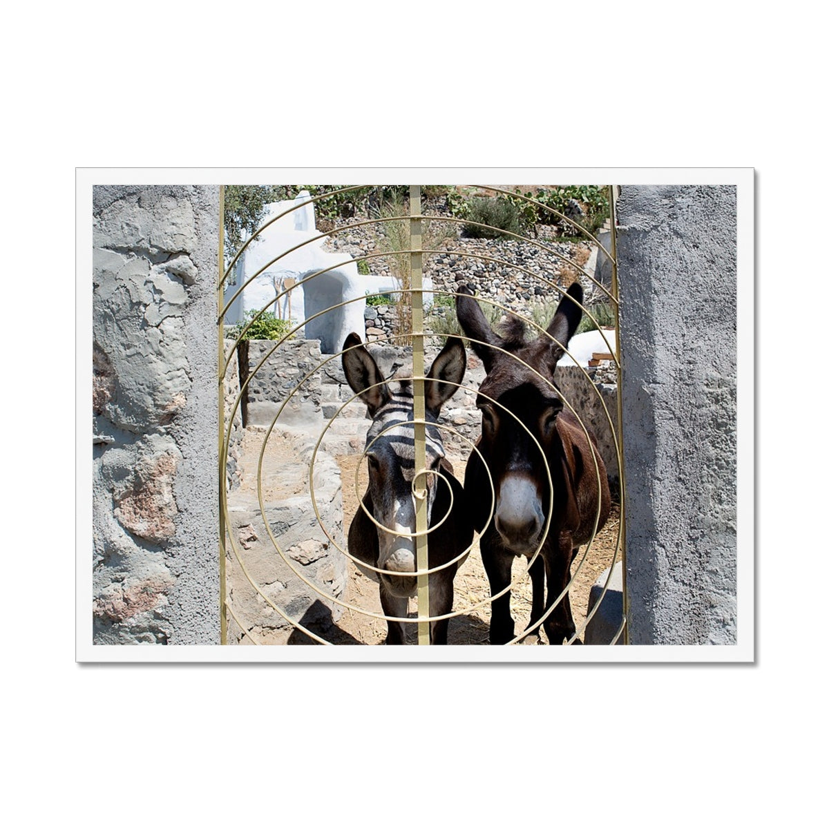 SANTORINI 14 Framed Print