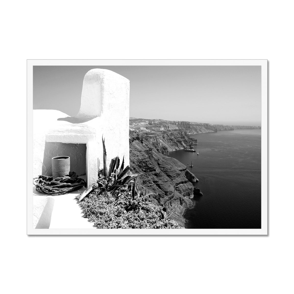 B&W 11 Framed Print