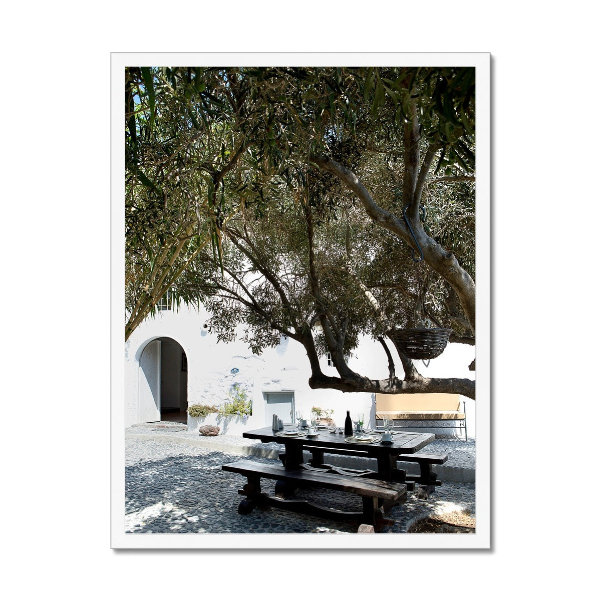 SANTORINI 12 Framed Print