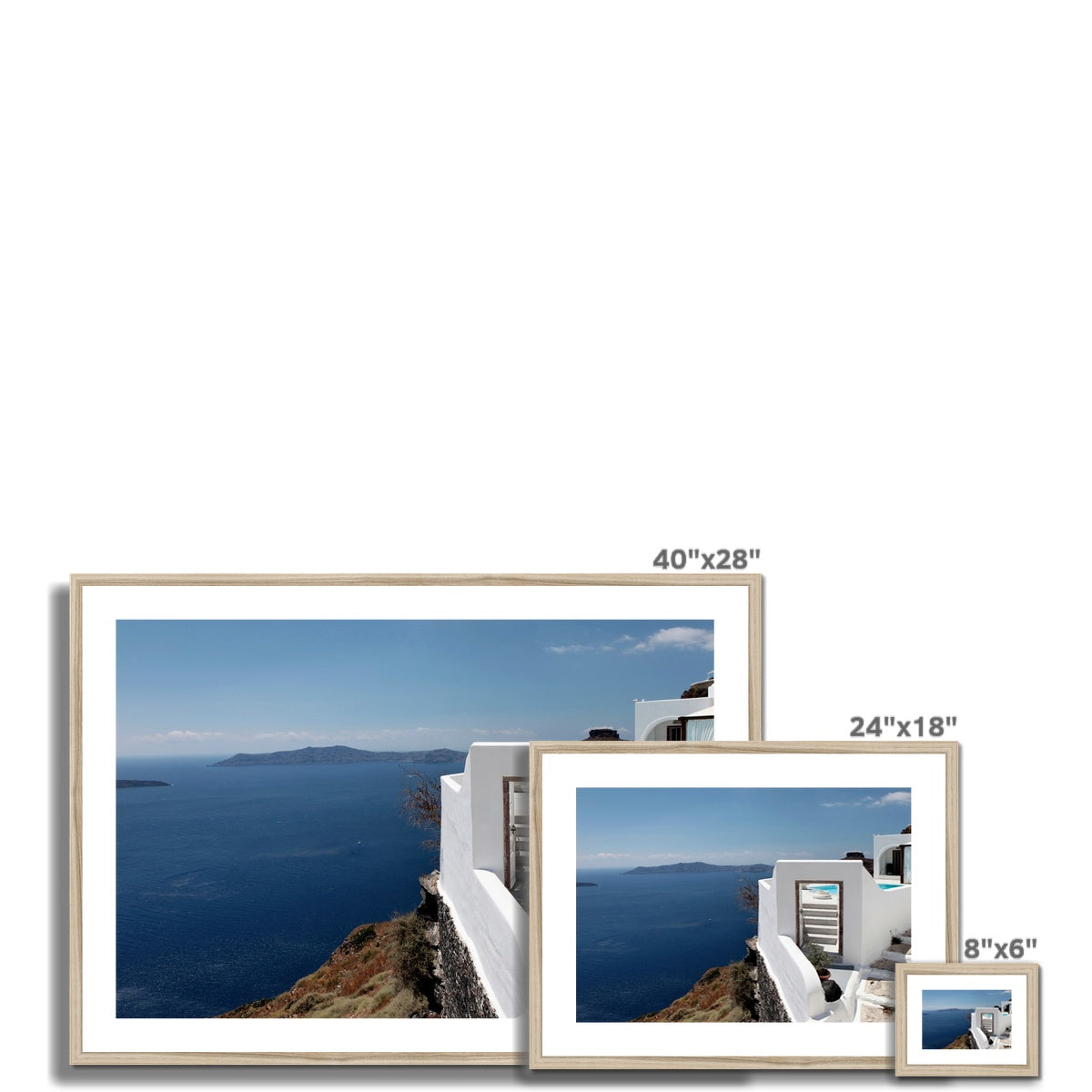 SANTORINI 15 Framed & Mounted Print