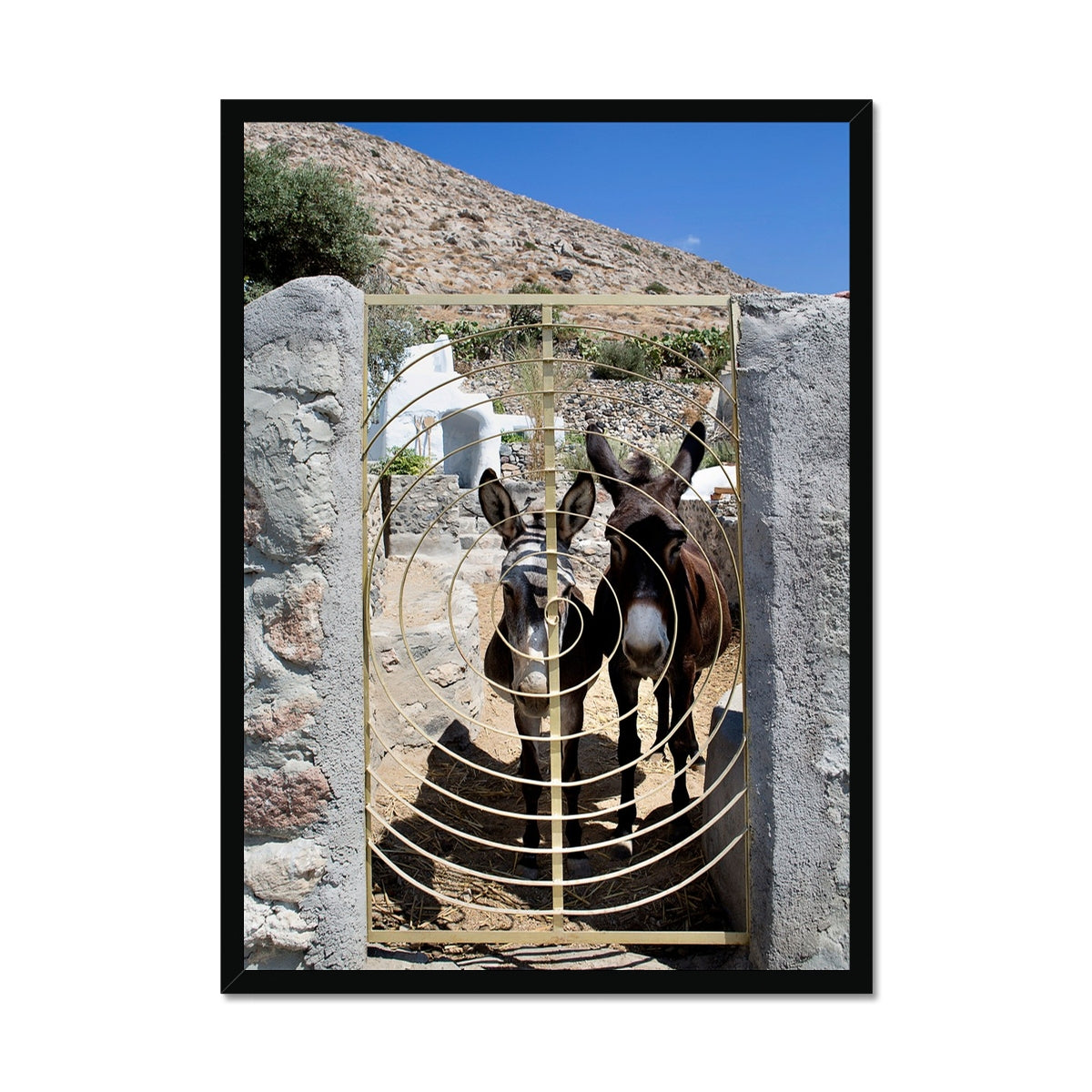 SANTORINI 14 Framed Print