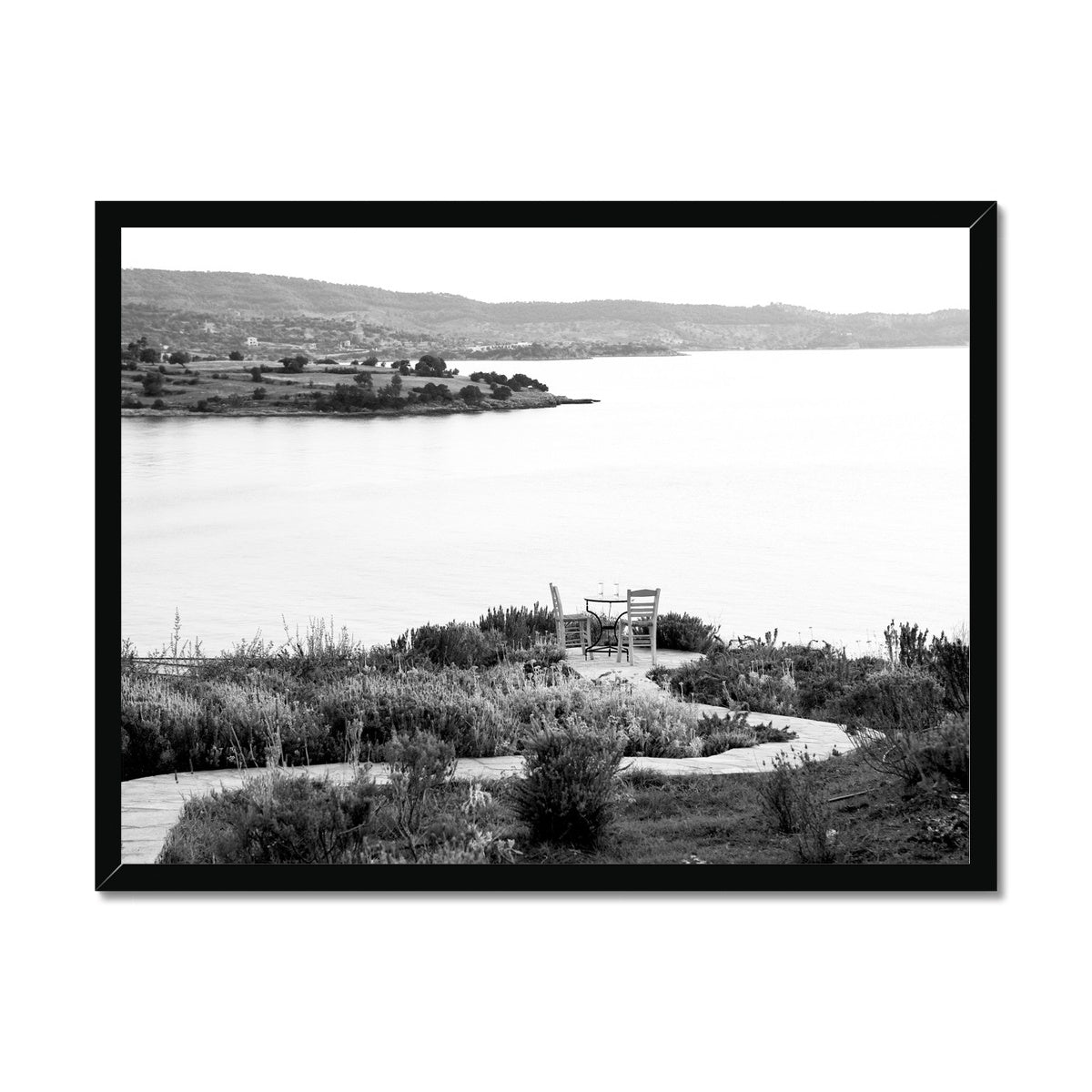 B&W 15 Framed Print